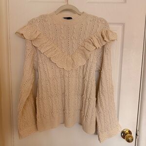 Zara Knit Sweater in beige